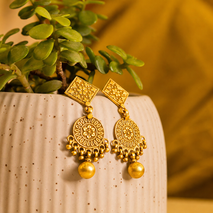 Mizoya Mandala Drop Earrings