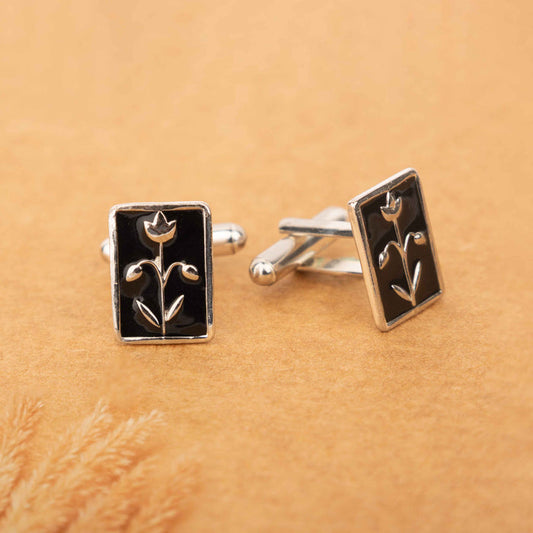 Mizoya Midnight Bloom Cufflinks