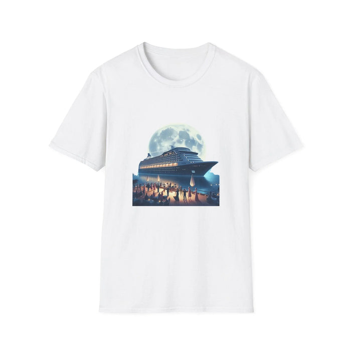 Moonlight Cruise Party 🛳️ Unisex T-Shirt - Dance the Night Away! 🌕 - Whippie's