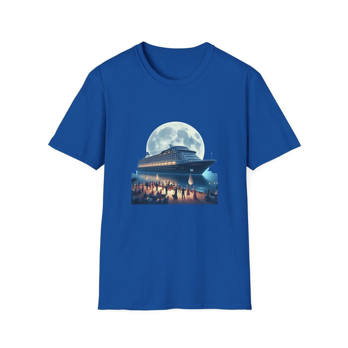 Moonlight Cruise Party 🛳️ Unisex T-Shirt - Dance the Night Away! 🌕 - Whippie's