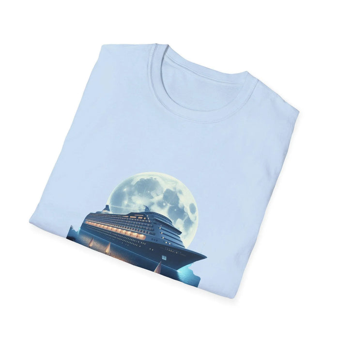 Moonlight Cruise Party 🛳️ Unisex T-Shirt - Dance the Night Away! 🌕 - Whippie's