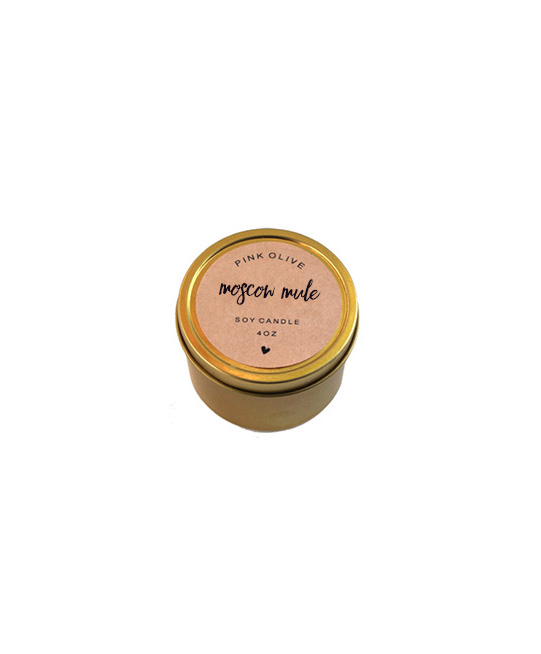 moscow mule mini soy candle