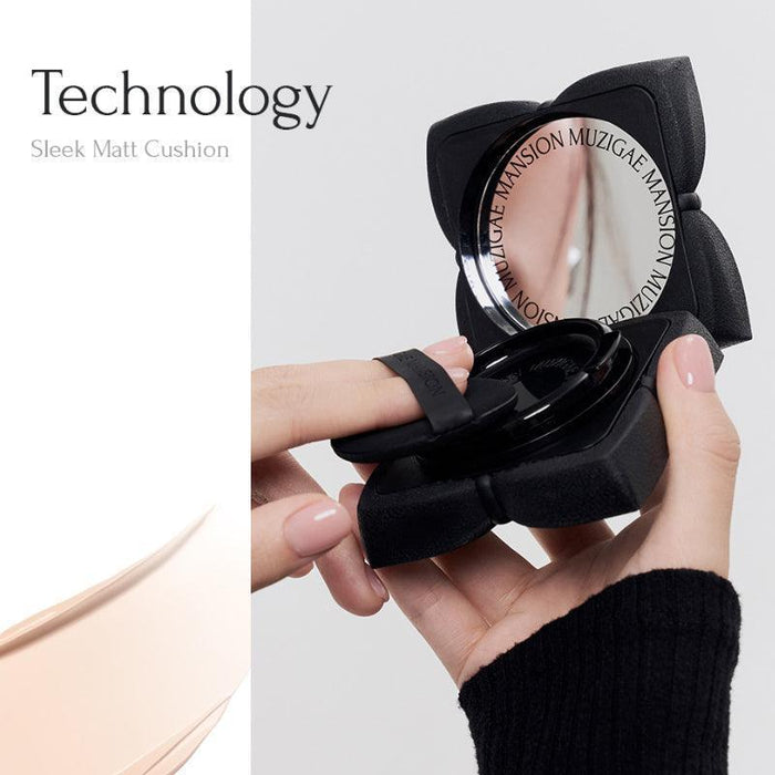 [MUZIGAE MANSION] Sleek Matt Cushion with Refill (4 Colors) SPF 50+ PA++++ 15g*2EA - Ballagrio