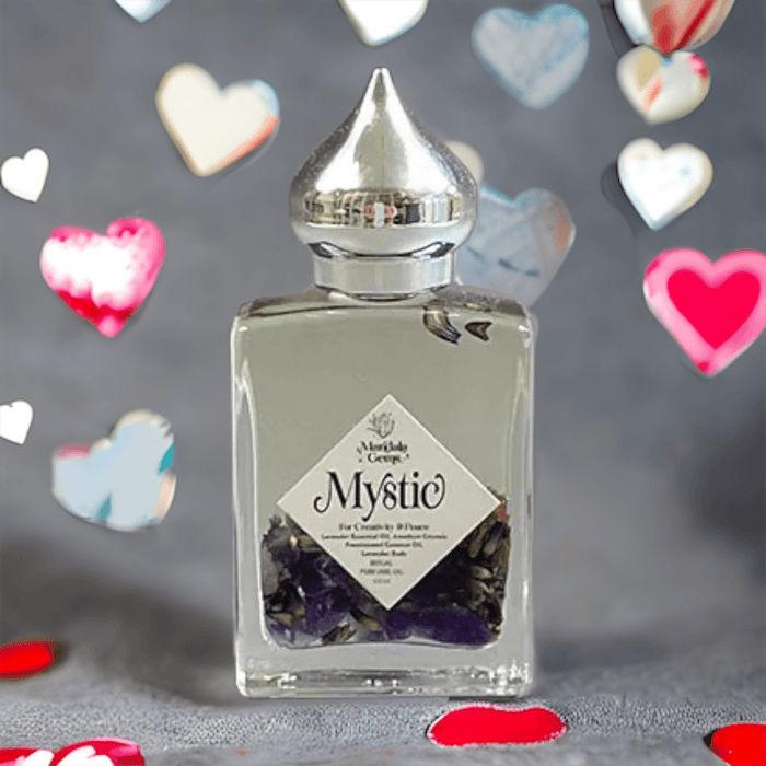 MYSTIC Amethyst + Lavender Crystal Infused Perfume Oil