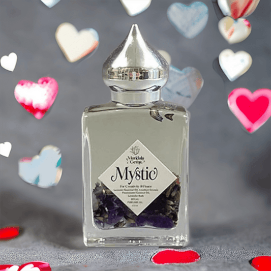 MYSTIC Amethyst + Lavender Crystal Infused Perfume Oil