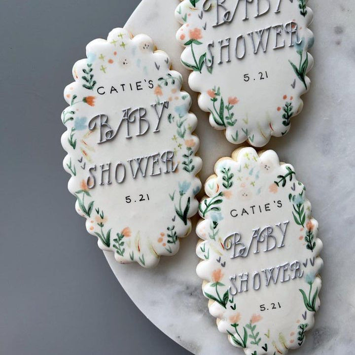 Narrow Scalloped Oval Cookie Cutter