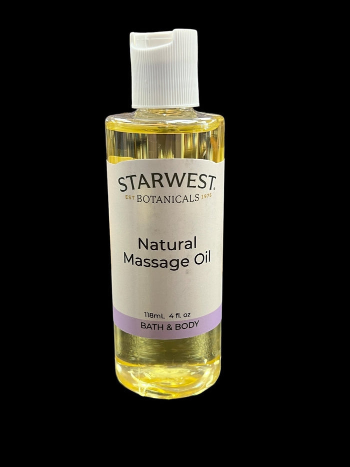 Natural Massage Oil - 4 fl. oz. - Aromatherapy - Raven's Cauldron