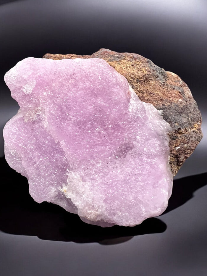 Natural Pink Aragonite crystal on matrix from Pakistan