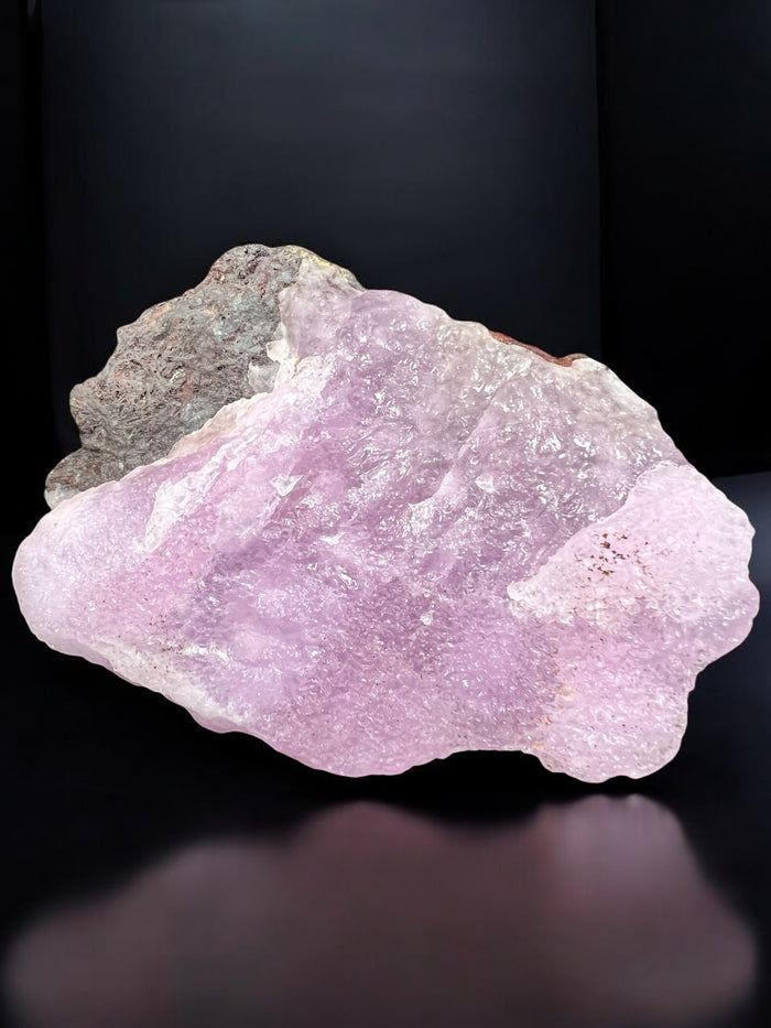 Natural Pink Aragonite on Matrix
