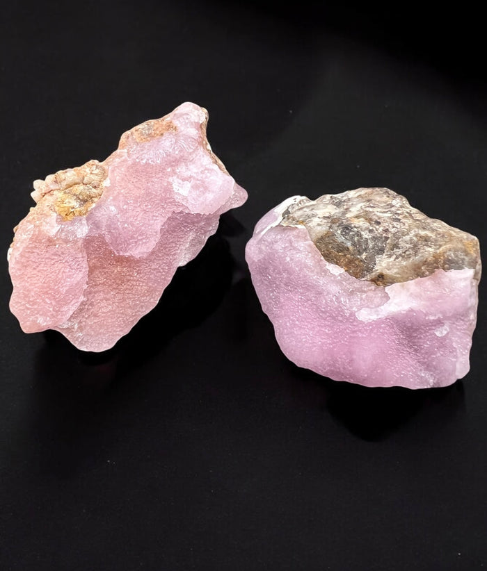 Natural Pink Aragonite on Matrix