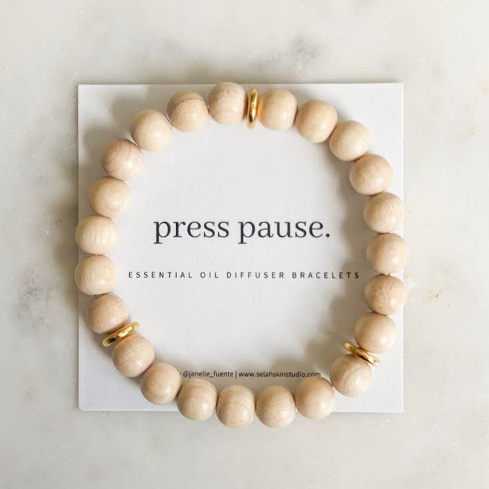 Natural Press Pause Bracelet