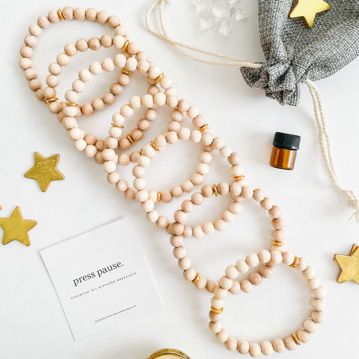 Natural Press Pause Bracelet