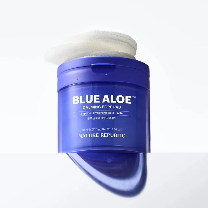 [Nature Republic] Blue Aloe Calming Pore Pad 220g 70EA