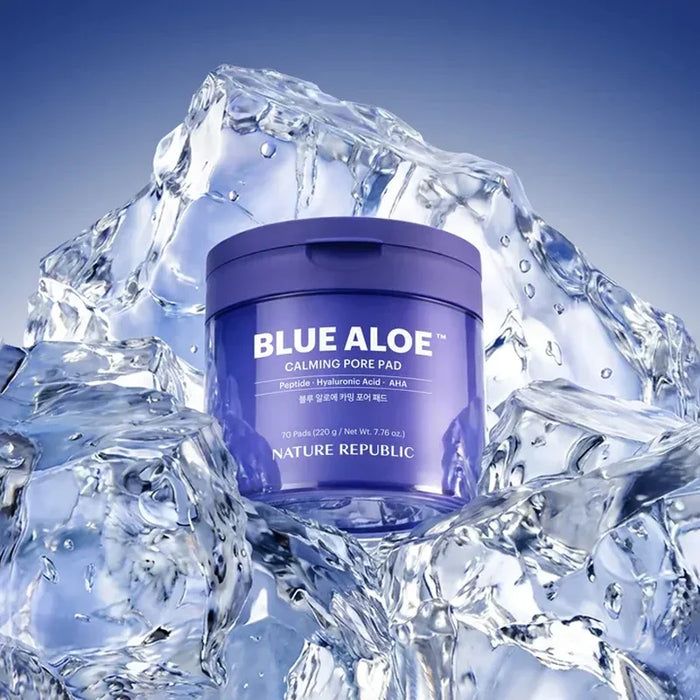 [Nature Republic] Blue Aloe Calming Pore Pad 220g 70EA