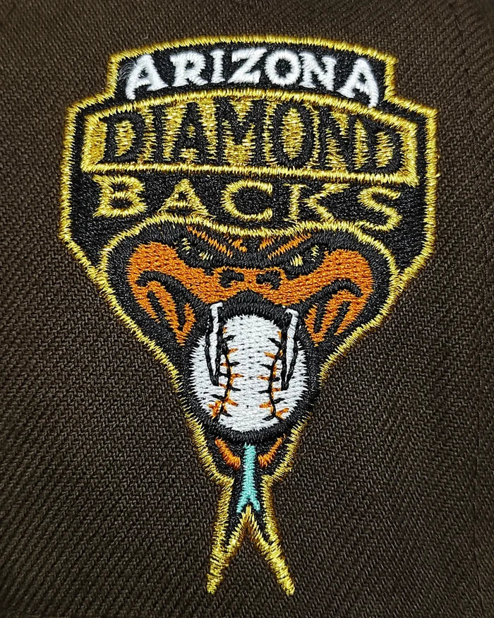 New Era 59 Fifty Arizona Diamondbacks Fields inaugural patch brown