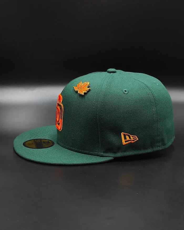 New Era 59fifty San Diego Padres MLB colección LEAFY 🍁