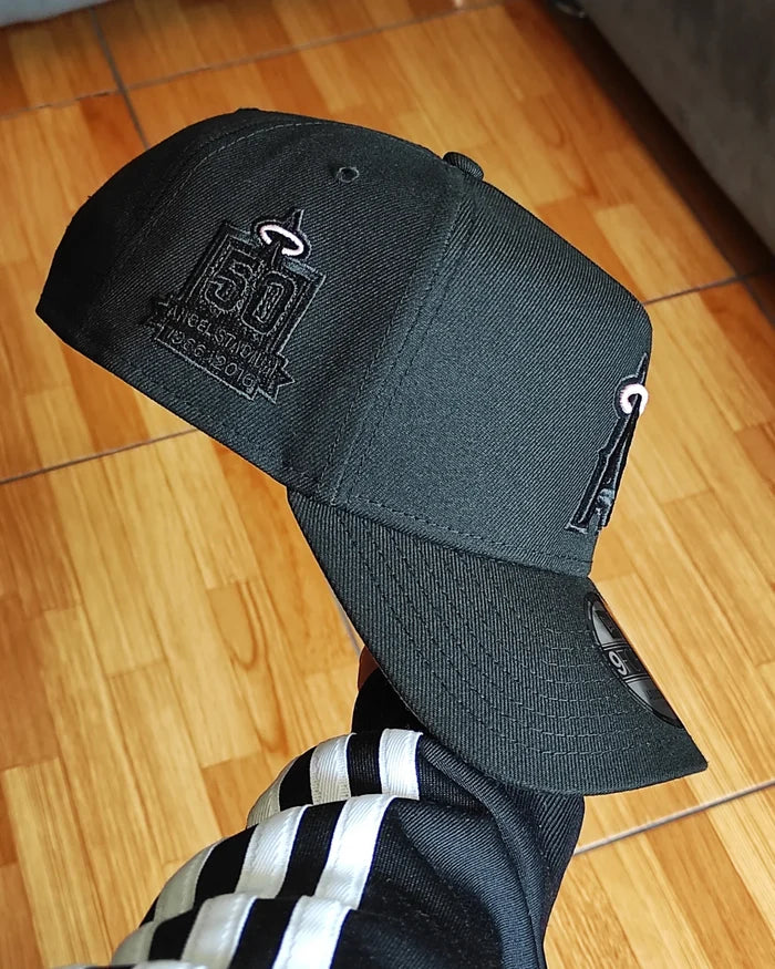 New Era Anaheim Angels black/pink 9 FORTY A-FRAME