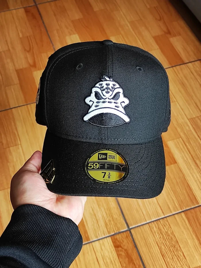 New Era Anaheim Ducks Blackout Glow Wool Edition 59Fifty Fitted Hat