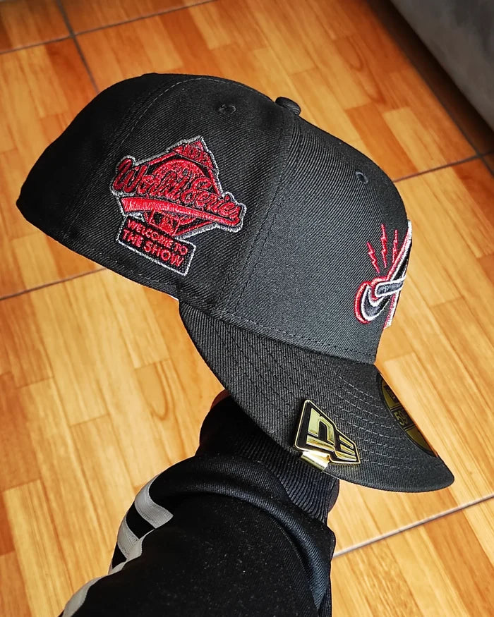 New Era Atlanta Braves World Series 1995 ⚡ Black Edition 59Fifty Fitted Hat