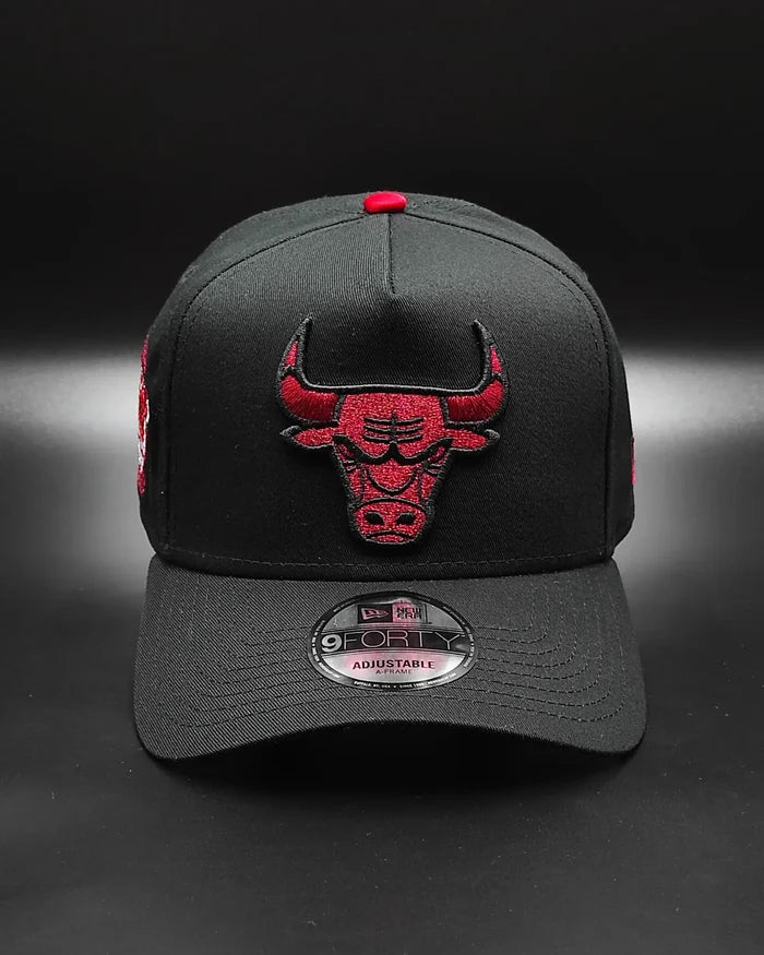 New Era Chicago bulls 'Negro & Scarlet' 9FORTY A-Frame Snapback