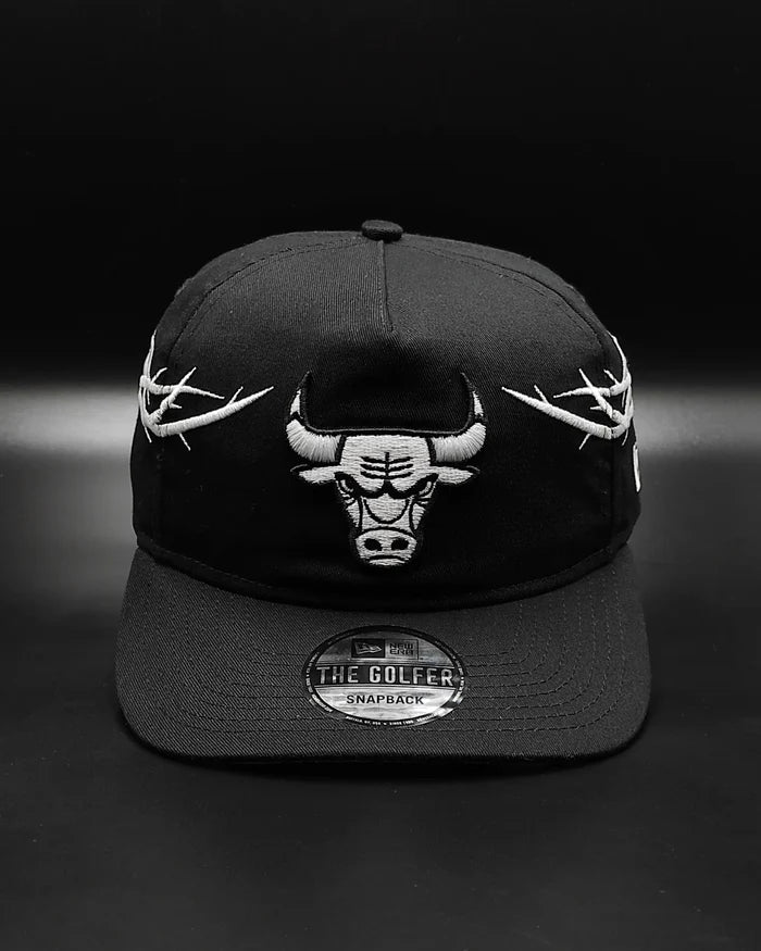 New Era Chicago Bulls 'TT' Golfer Pre-Curved Snapback