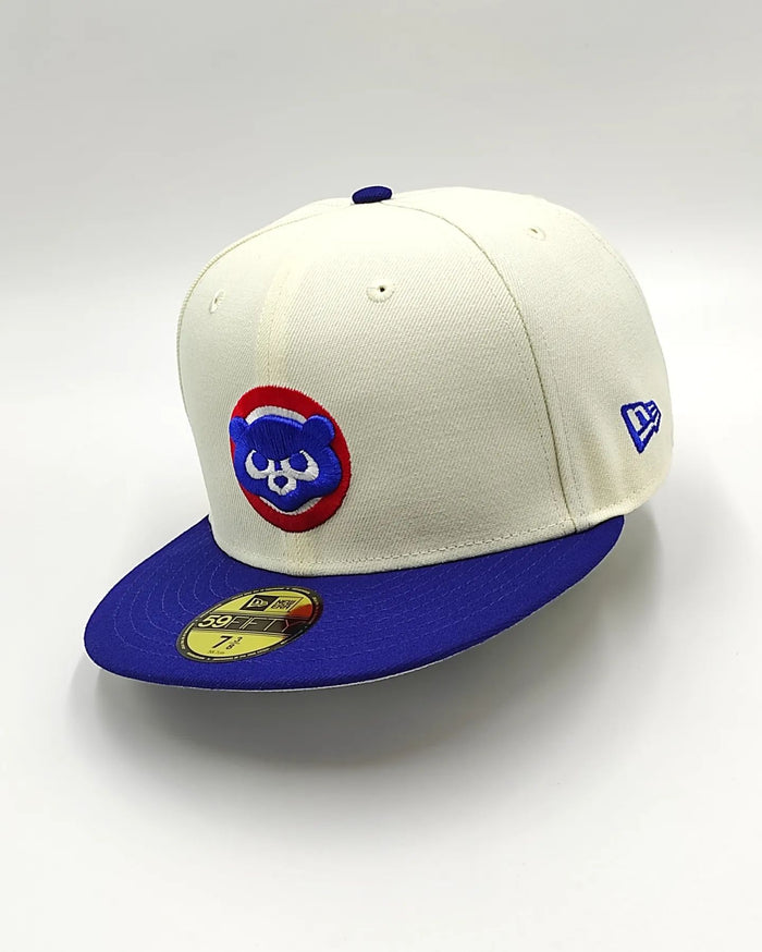 New Era Chicago Cubs Throwback White 59FIFTY Fitted