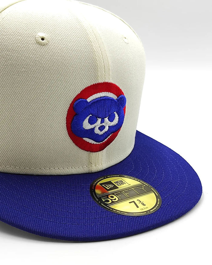 New Era Chicago Cubs Throwback White 59FIFTY Fitted