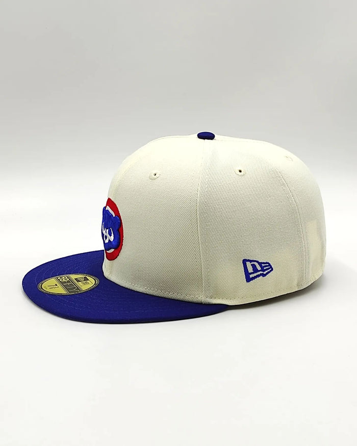 New Era Chicago Cubs Throwback White 59FIFTY Fitted