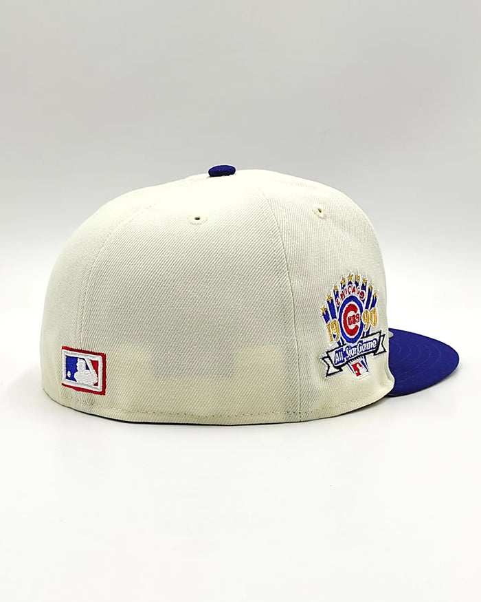 New Era Chicago Cubs Throwback White 59FIFTY Fitted