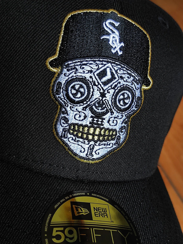 New Era Chicago White Sox Skull Prime Comiskey Park Edition 59Fifty Fitted Hat