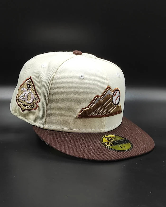New Era Colorado Rockies 20 TH ANIVERSARIO 59 fifty 2 Tonos