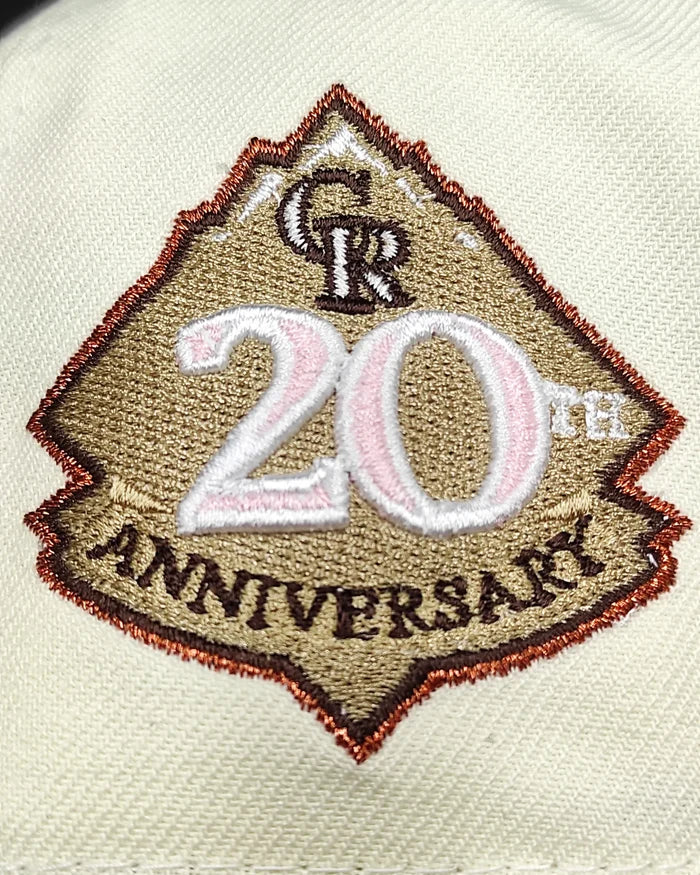 New Era Colorado Rockies 20 TH ANIVERSARIO 59 fifty 2 Tonos