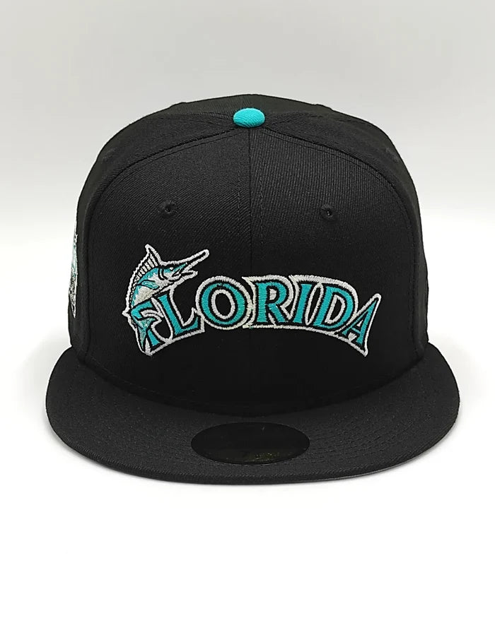 New Era Florida Marlins inaugural year 1993 black prime edition 59fifty fitted hat