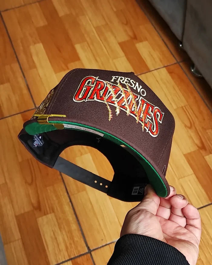 New Era Fresno Grizzlyes Gold edition 9FIFTY a-frame snapback