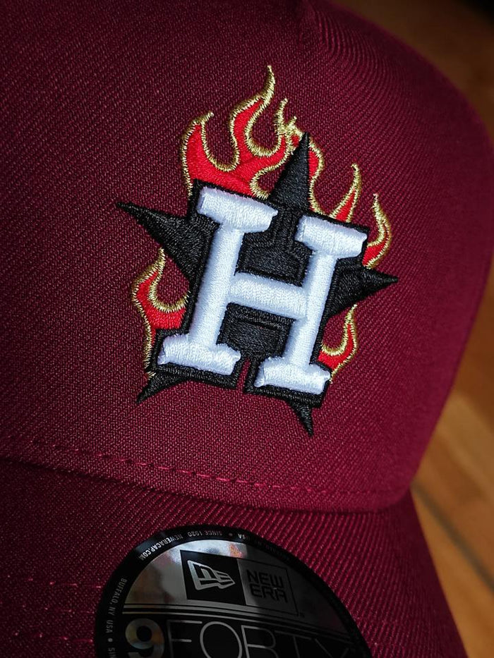 New Era Houston Astros flame 🔥Edition 9Forty A Frame Snapback