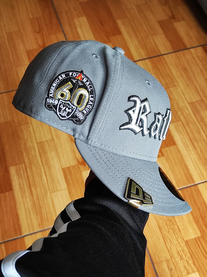New era las Vegas Raiders 60th aniversario gray 59fifty