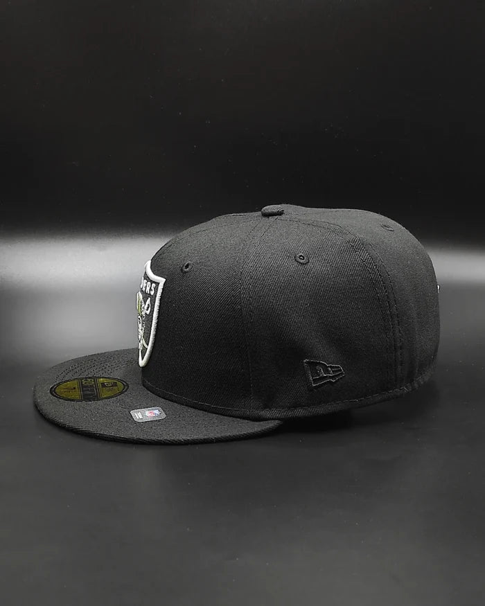 New Era Las Vegas Raiders super bowl xv black edition 59fifty fitted hat