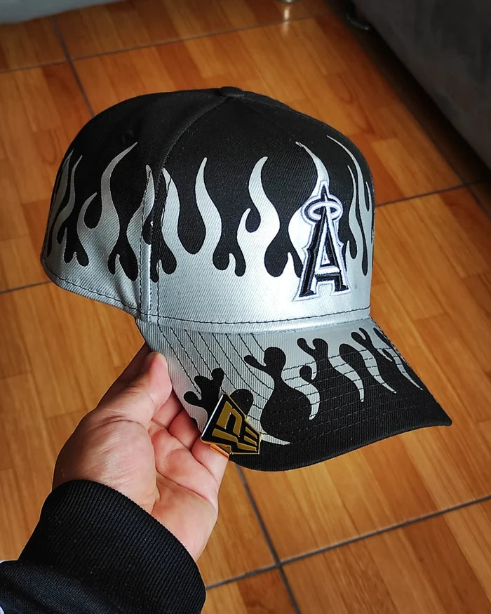 New Era Los Angeles Angels 'Flames' 9FORTY A-Frame Snapback