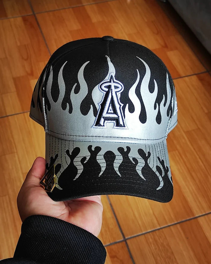 New Era Los Angeles Angels 'Flames' 9FORTY A-Frame Snapback