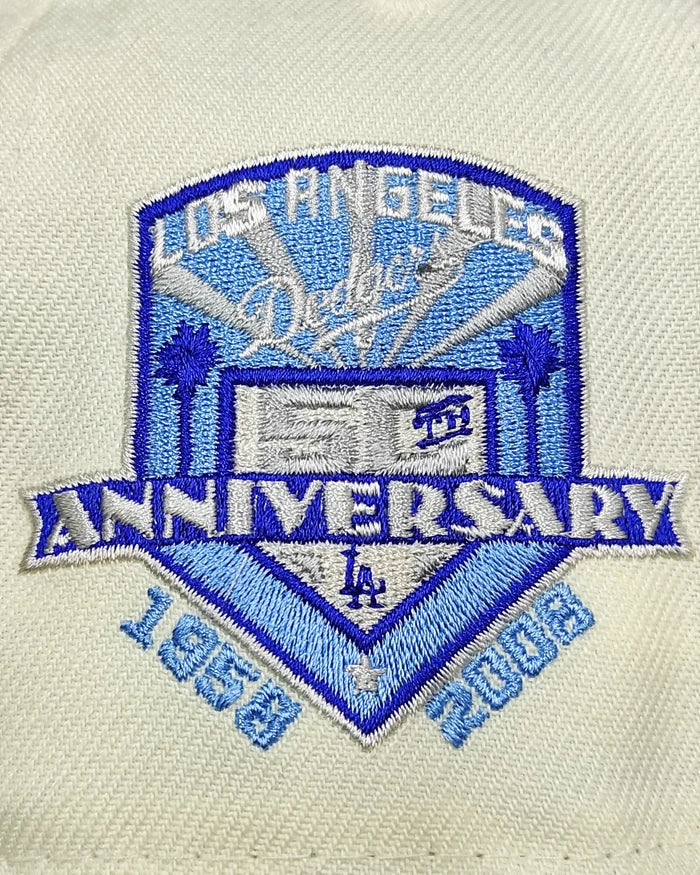 New Era Los Angeles Dodgers 50th aniversario cream dome prime edition 59 FIFTY