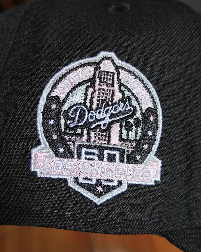 New Era Los Angeles Dodgers Black/pink  60th Anniversary 9Forty A-Frame Snapback