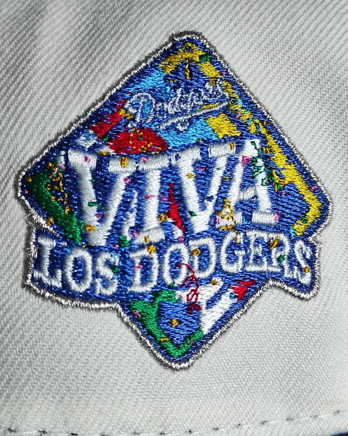 New Era Los Angeles Dodgers Chrome víscera Satinada Two Tone A Frame 9Forty Snapback Hat