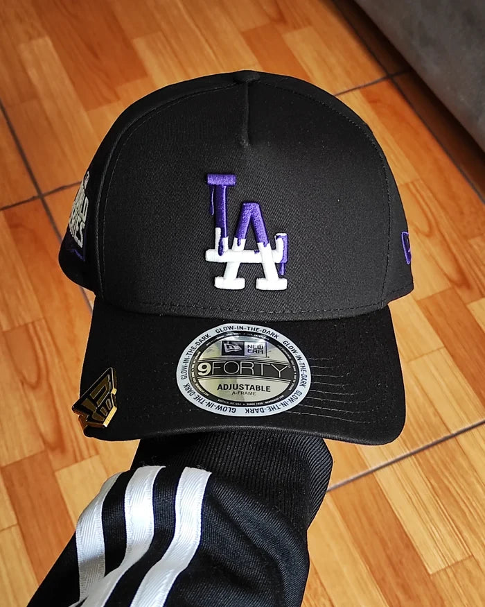 New Era Los Angeles Dodgers 'Drip' Glow 9FORTY A-Frame Snapback