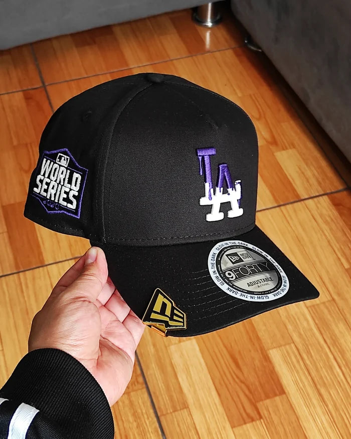 New Era Los Angeles Dodgers 'Drip' Glow 9FORTY A-Frame Snapback