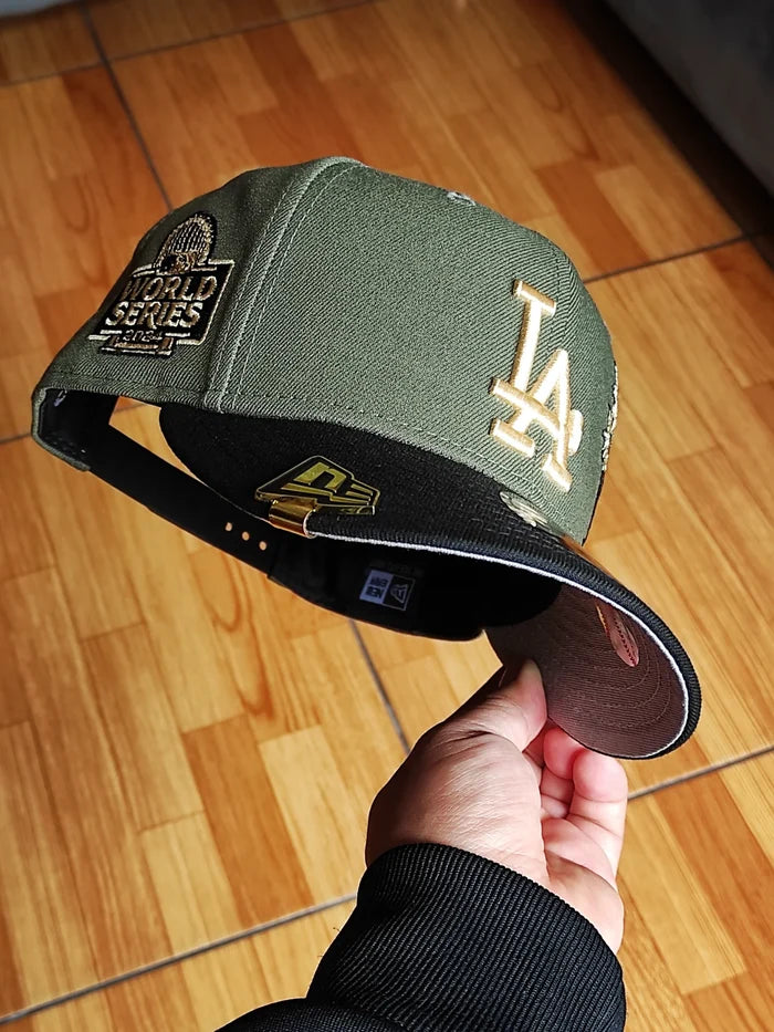 New Era Los Angeles Dodgers palm 🌴two Tone olive black 9FIFTY snapback