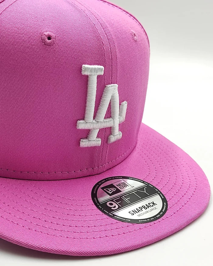 New Era Los Angeles Dodgers pink 9fifty snapback