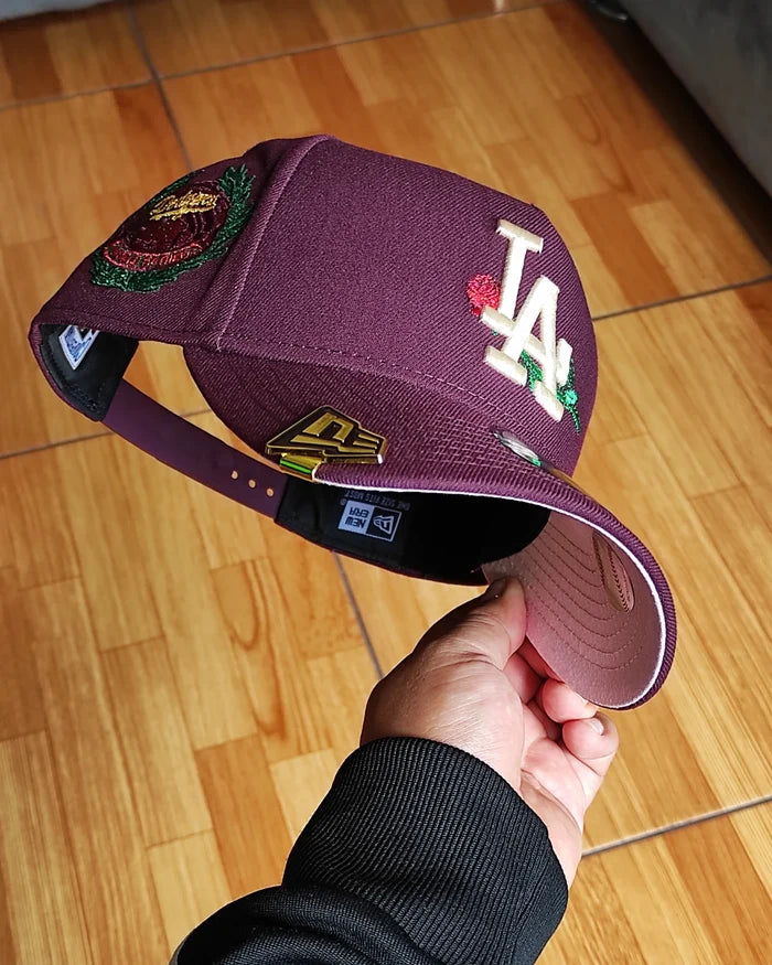 New Era Los Angeles Dodgers rose🌹9 FORTY A Frame snapback