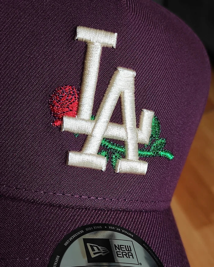 New Era Los Angeles Dodgers rose🌹9 FORTY A Frame snapback
