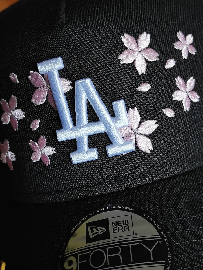 New Era Los Angeles Dodgers sakura🌸 Tokyo series 2025 BLACK 9forty a frame