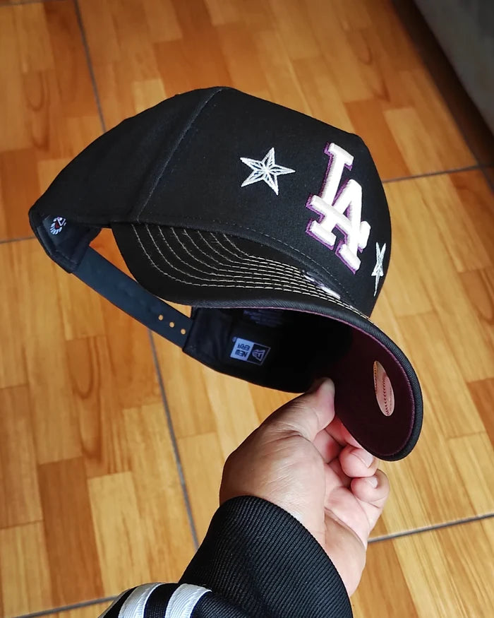 New Era Los Angeles Dodgers Star ✨ black/purple  9 FORTY A-FRAME